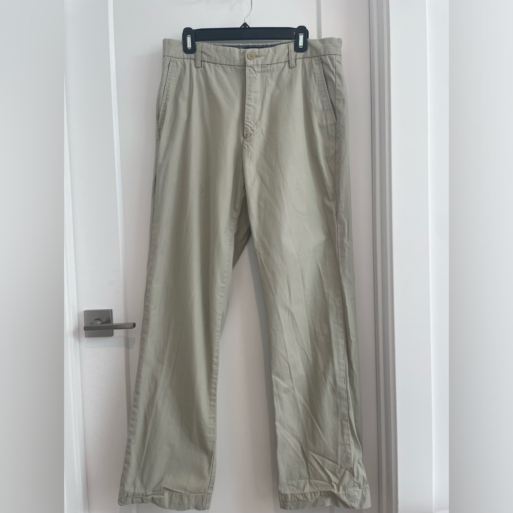 Banana Republic Dawson Tundra/White/Beige Chinos 34x34